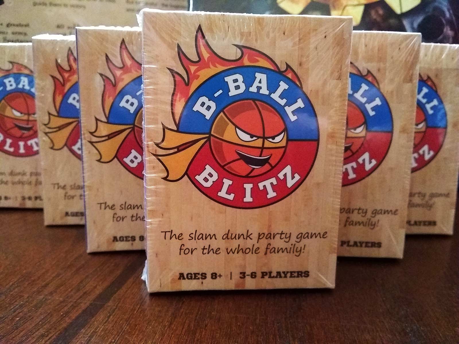 b-ball blitz card game packaging