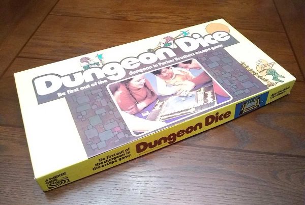 dungeon dice board game box
